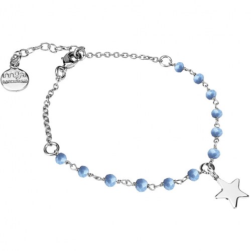 Bracciale Cristalli Celesti E Stella Pendente Boccadamo IKBR01